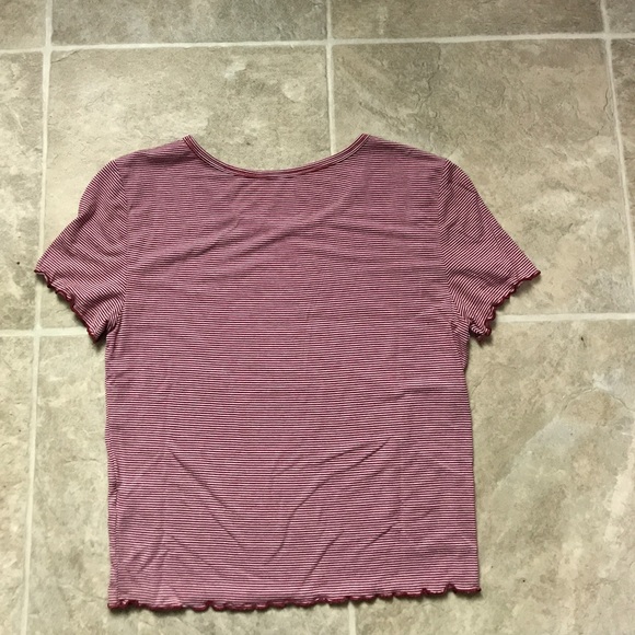 AE striped short sleeve NWOT - Picture 5 of 5